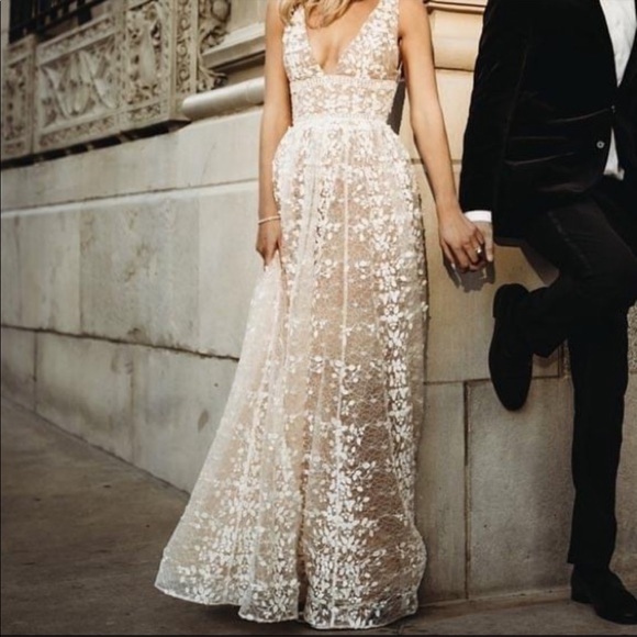 Bronx And Banco Women's Megan Lace Maxi Dress - Picture 3 of 8